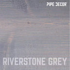 RESTORE Mensola in legno Riverstone Grey da 91,44 cm (solo legno) di Pipe Decor