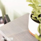 RESTORE Mensola in legno Riverstone Grey da 91,44 cm (solo legno) di Pipe Decor