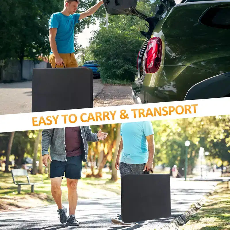 Tavolo pieghevole SUGIFT da 1,5 m, tavolo lungo pieghevole a metà per feste, tavolo portatile pieghevole con design resistente