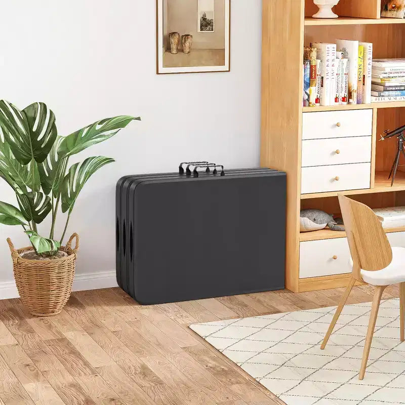 Tavolo pieghevole SUGIFT da 1,5 m, tavolo lungo pieghevole a metà per feste, tavolo portatile pieghevole con design resistente