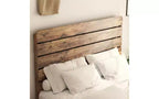 Zevemomo Struttura Letto Matrimoniale Queen, Struttura Letto Matrimoniale Robusta Queen Size, Strutture Letto a Piattaforma con Testiera e Pediera in Legno, Silenziosa, Nessun Sommier a Molle Necessario, Marrone