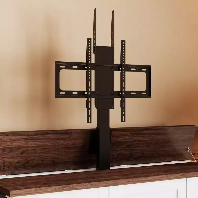 Mobile per TV da gioco elettrico Famapy con supporto TV ad alzata silenziosa, 9 cassetti e 2 prese. Centro di intrattenimento per schermi da 35 a 65 pollici in sala giochi.