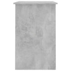 Scrivania Standard Rettangolare in Legno Ingegnerizzato Grigio Cemento