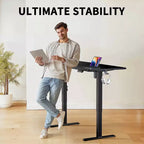 Scrivania elettrica con sollevamento, scrivania elettrica verticale regolabile in altezza 160x70 cm, scrivania elettrica ergonomica, tavolo elettrico regolabile in altezza.