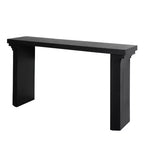 Okak 58IN Consolle Minimalista con Gambe Curve, Tavolo da Ingresso con Piano e Gambe Spessi, Tavolo da Ingresso per Soggiorno, Atrio