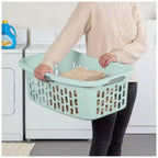 Cesta portabiancheria Sterilite HipHold, 1,5 Bushel, in plastica, color menta, confezione da 24 pezzi
