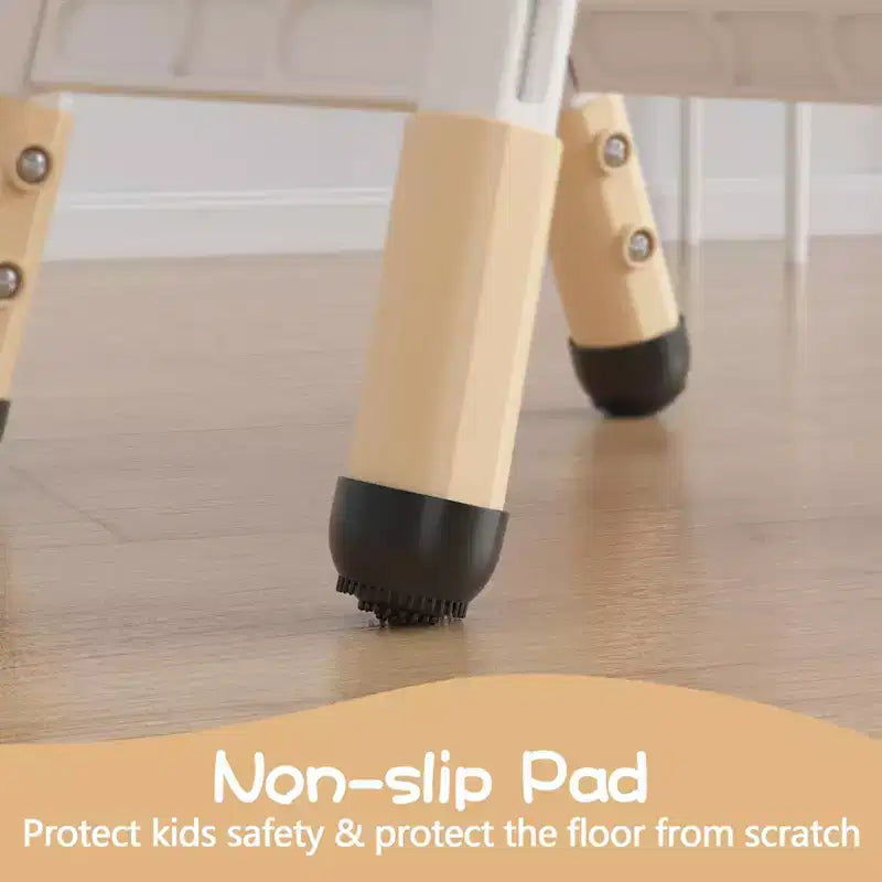 Sedia per bambini, Sedia per bambini regolabile in 3 livelli di altezza, Sedie in plastica per bambini da 2 a 6 anni, Adatta per casa, famiglia, aula e asilo nido