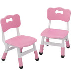 Sedia per bambini, Sedia per bambini regolabile in 3 livelli di altezza, Sedie in plastica per bambini da 2 a 6 anni, Adatta per casa, famiglia, aula e asilo nido