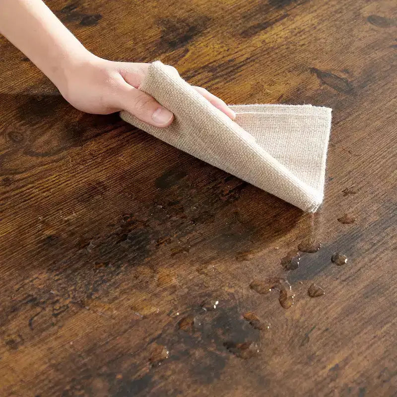 Tavolo da pranzo rettangolare Okak da 180 cm per 8 persone, tavolo da cucina impermeabile con gambe regolabili, tavolo da pranzo per cucina, ufficio