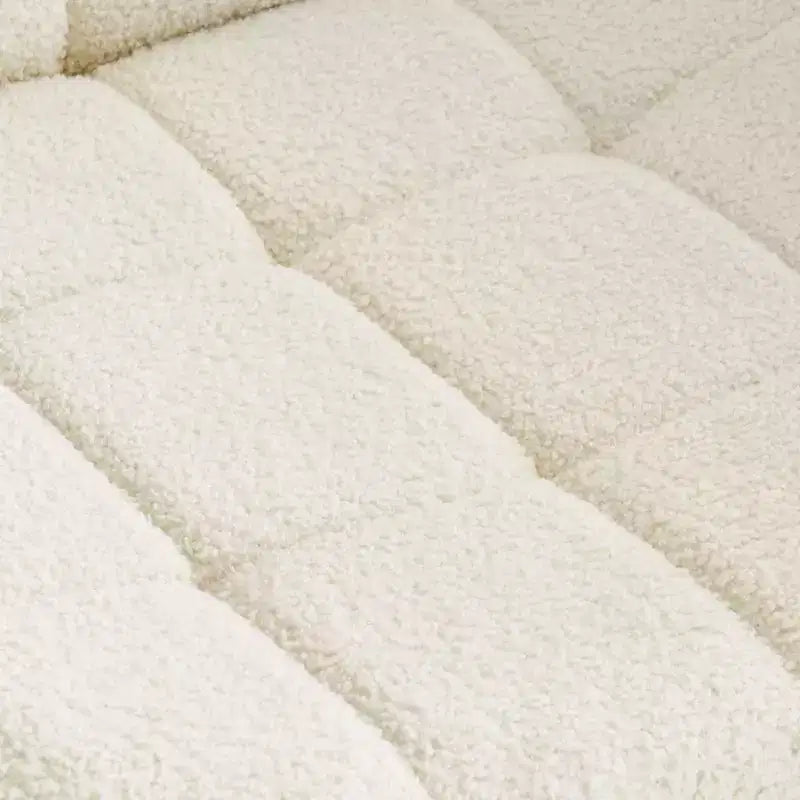 Sedia da ufficio e per attività Furniliving Swivel, finta pelliccia di montone