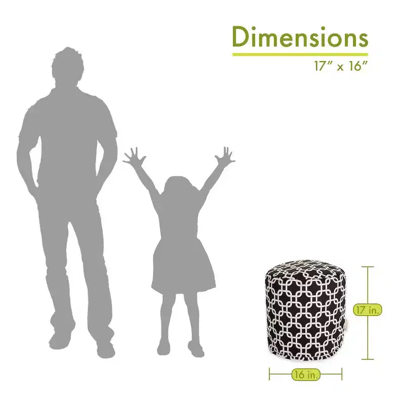 Majestic Home Goods,Pouf Links