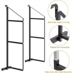 COZONY Robusto Ripiano a 3 Livelli per Container in Acciaio, 22x60, Capacità 499 kg, Scaffale Sospeso per Container e Garage