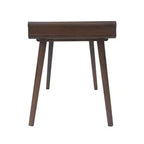 Okak 40IN Scrivania Elegante in Piedi con Grandi Cassetti, Scrivania per Computer con Gambe in Legno, Scrivania da Ufficio per Postazione di Lavoro, Sala Lettura, Marrone