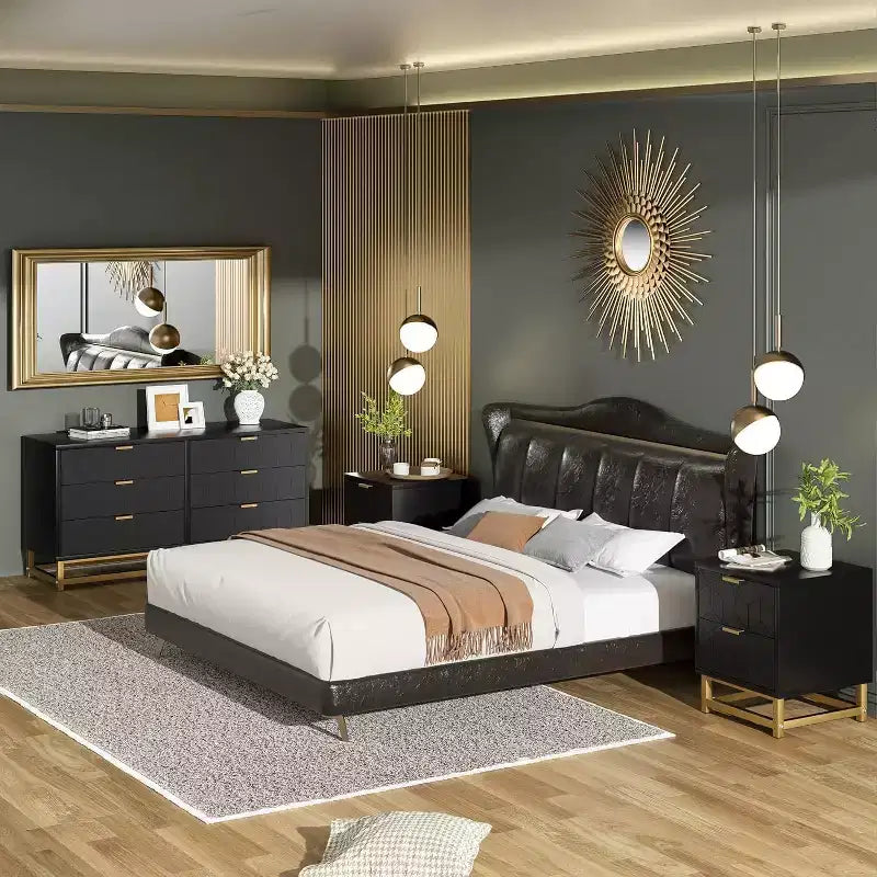 Comò a 6 cassetti, comò moderno da camera in legno con cassetti portaoggetti, mobile TV in stile rustico per soggiorno, camera da letto, corridoio