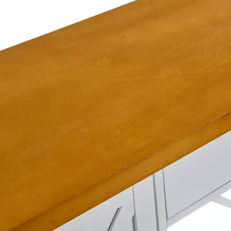 Mobile buffet da 47" per vino e caffè con portabottiglie e cassetto, mobile buffet da cucina in stile rustico con 2 ante e ripiano inferiore per sala da pranzo e soggiorno