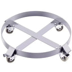 Steel Drum Dolly, 1000lbs Load Capacity, Barrel Dolly Cart Drum Caddy for 55 Gallon Drum, Hand Truck Dollies with Steel Frame 4 Swivel Casters Wheel
