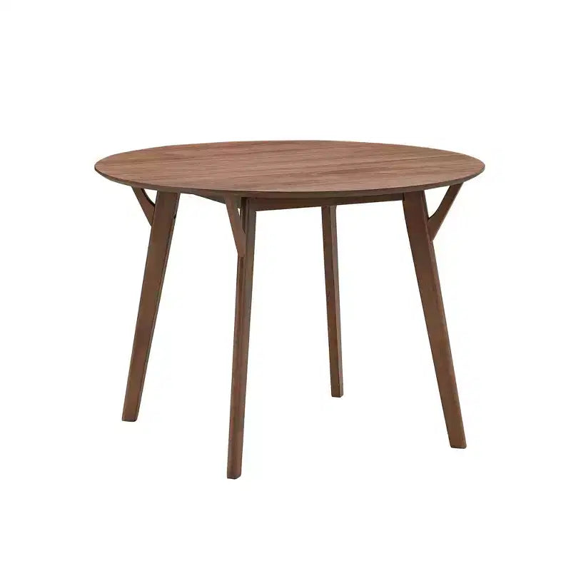 Okak 42IN Tavolo da pranzo moderno salvaspazio per 2-4 persone, Tavolo rotondo, Tavolo da cucina per soggiorno, Sala da pranzo