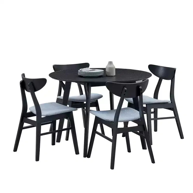 Okak 42IN Tavolo da pranzo moderno salvaspazio per 2-4 persone, Tavolo rotondo, Tavolo da cucina per soggiorno, Sala da pranzo