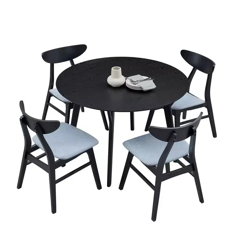 Okak 42IN Tavolo da pranzo moderno salvaspazio per 2-4 persone, Tavolo rotondo, Tavolo da cucina per soggiorno, Sala da pranzo