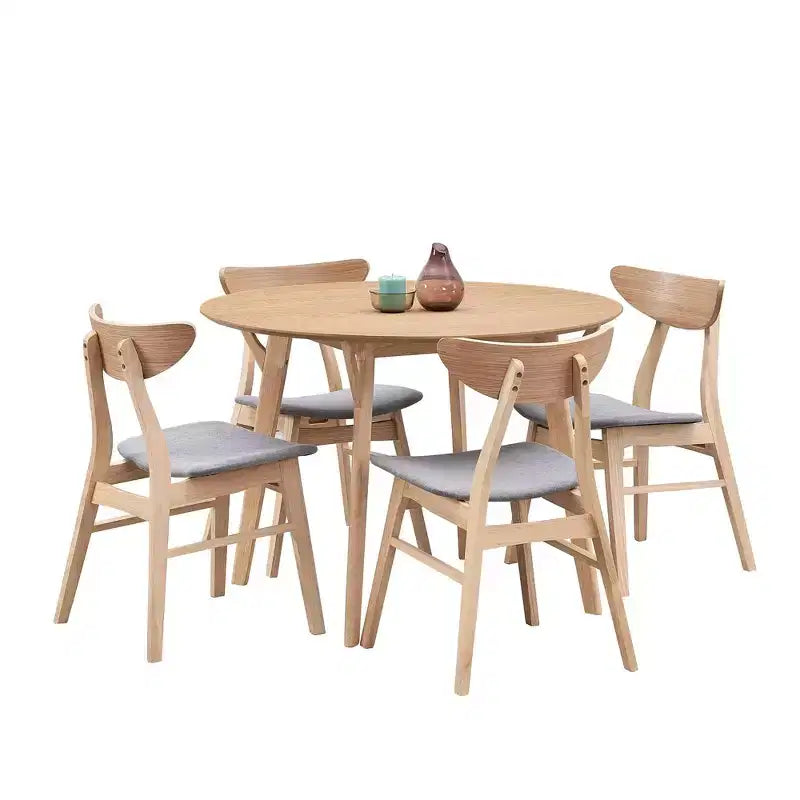 Okak 42IN Tavolo da pranzo moderno salvaspazio per 2-4 persone, Tavolo rotondo, Tavolo da cucina per soggiorno, Sala da pranzo