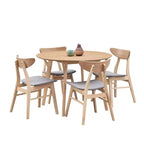Okak 42IN Tavolo da pranzo moderno salvaspazio per 2-4 persone, Tavolo rotondo, Tavolo da cucina per soggiorno, Sala da pranzo