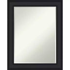 Amanti Art Oliver Half-Inch-Bevel Wood Framed Bathroom Vanity Wall Mirror