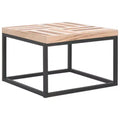 vidaXL Coffee Table Light Wood and Black