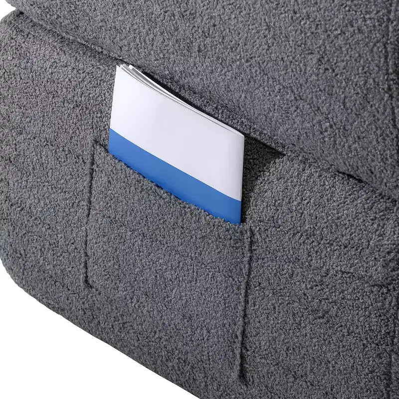 Divanetto pieghevole versatile Zeus e Ruta per soggiorno, ufficio, appartamento, dormitorio, camper e piccoli spazi