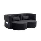 Divanetto pieghevole versatile Zeus e Ruta per soggiorno, ufficio, appartamento, dormitorio, camper e piccoli spazi