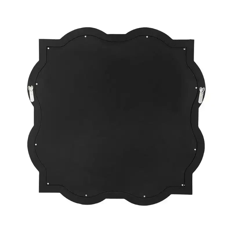 HomeRoots Specchio da parete con cornice in vetro smerlato trasparente 32