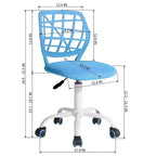 Sedia da ufficio ergonomica Homy Casa con altezza regolabile e schienale in PP