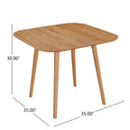 Tavolo da pranzo in legno Wynonna Mid-Century Modern Christopher Knight Home