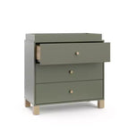 Cassettiera a 3 cassetti Storkcraft California con Fasciatoio Rimovibile
