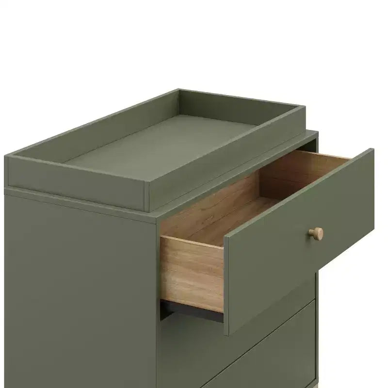 Cassettiera a 3 cassetti Storkcraft California con Fasciatoio Rimovibile