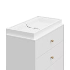 Cassettiera a 3 cassetti Storkcraft California con Fasciatoio Rimovibile