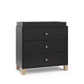Storkcraft California 3 Drawer Dresser with Removable Changing Topper