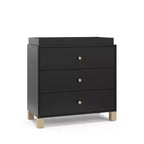 Storkcraft California 3 Drawer Dresser with Removable Changing Topper