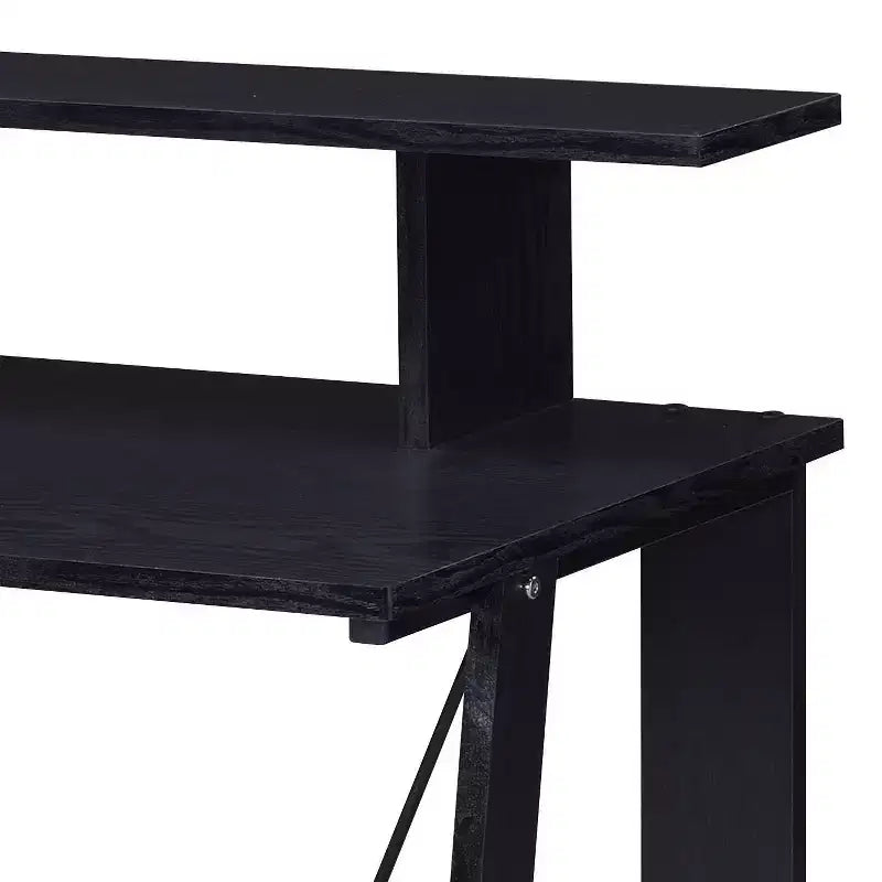 Okak 39IN Scrivania Moderna Regolabile con Supporto Monitor, Scrivania Computer con Ripiano Inferiore, Scrivania per Ufficio per Soggiorno, Camera da Letto, Studio