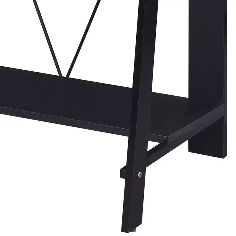 Okak 39IN Scrivania Moderna Regolabile con Supporto Monitor, Scrivania Computer con Ripiano Inferiore, Scrivania per Ufficio per Soggiorno, Camera da Letto, Studio