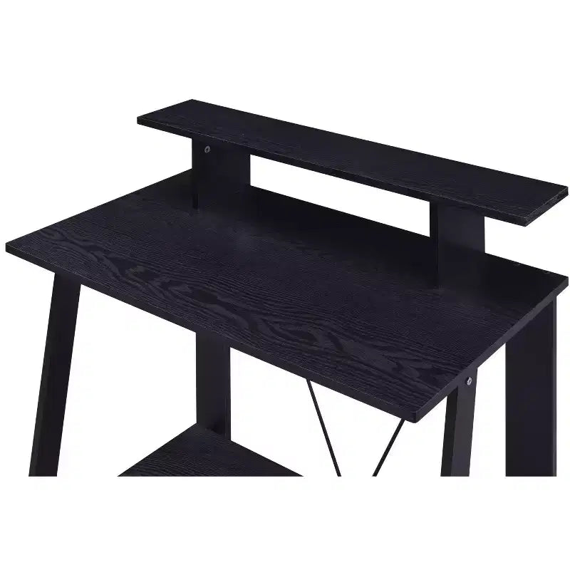 Okak 39IN Scrivania Moderna Regolabile con Supporto Monitor, Scrivania Computer con Ripiano Inferiore, Scrivania per Ufficio per Soggiorno, Camera da Letto, Studio