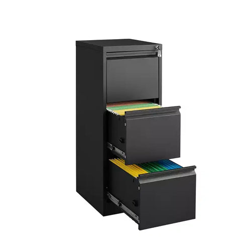 4 Drawer File Cabinet, Metal Storage Cabinet for Home Office, Steel Storage Drawer Hanging Letter /Legal/f4/a4 Files