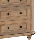 Comodino con 3 cassetti Tavolino da Notte Cassettiera Piccola per Camera da Letto Marrone Rustico