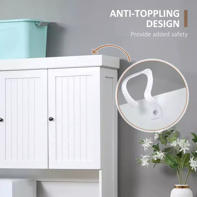 71 Buffet con credenza, mobile dispensa da cucina moderno stile colonico con ripiano per microonde, cassetto e armadietto