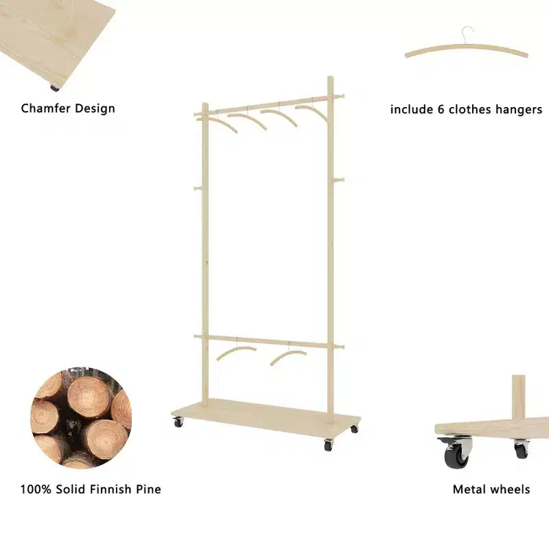 Servomuto in legno per uomo e donna, Stand appendiabiti con cassetto, Appendiabiti, Vassoio organizer, Asta per cravatte, Scarpiera, Servomuto per camera da letto, ufficio, ingresso
