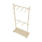 Servomuto in legno per uomo e donna, Stand appendiabiti con cassetto, Appendiabiti, Vassoio organizer, Asta per cravatte, Scarpiera, Servomuto per camera da letto, ufficio, ingresso