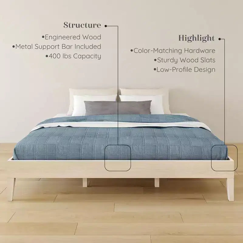 Letto a piattaforma Bear (King)