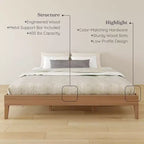 Letto a piattaforma Bear (King)