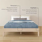Letto a piattaforma Bear (Queen)