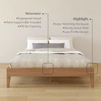 Letto a piattaforma Bear (Queen)