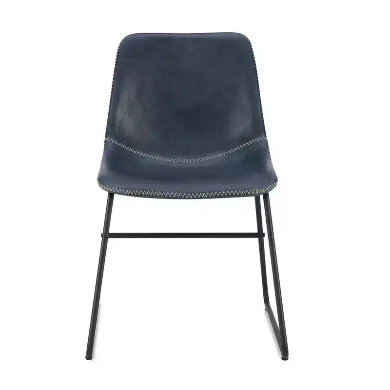 MAYEERTY Set di 4 Sedie da Cucina e Sala da Pranzo Blu Scuro - Sedute Eleganti per i Tuoi Spazi Dining